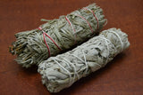 White Sage & Desert Sage Bundle Smudge Incense 4 1/2